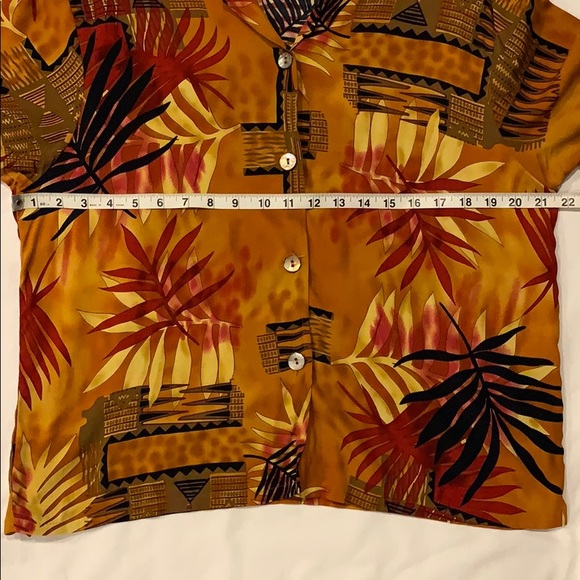 80’s Vintage Floral Aztec Top - Picture 3 of 6